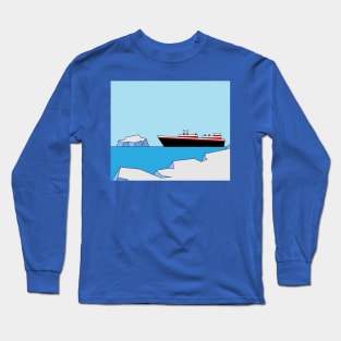 Ships In The Middle Of The Lake Ocean Long Sleeve T-Shirt